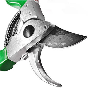 Green customized garden scissors pruner for tree/flowers, professional steel garden hand pruner for women